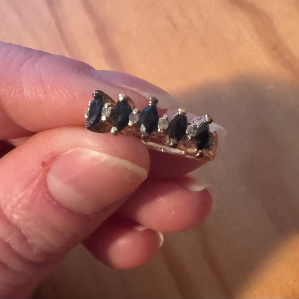 Sapphire and Diamond Ring